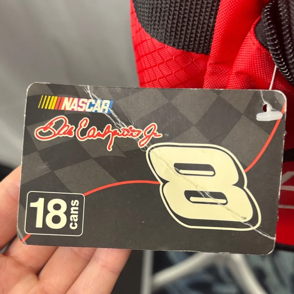 Nascar Red and Black Dale JR Cooler Bag